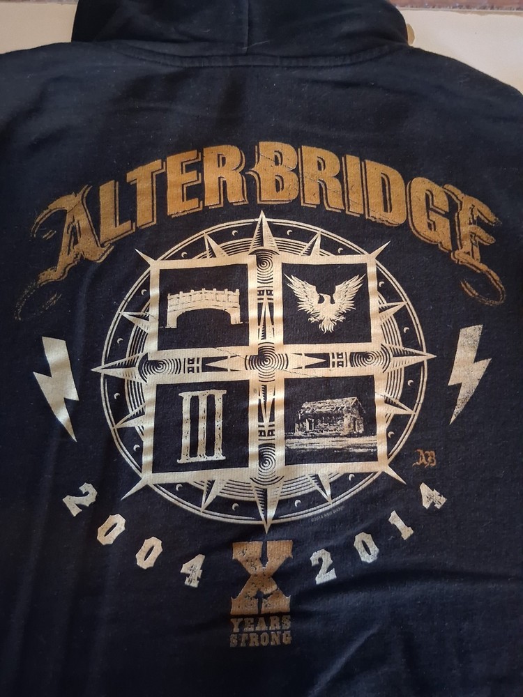 Alter Bridge 2014 10 Years Zip Hoodie - Small Or Medium (?)