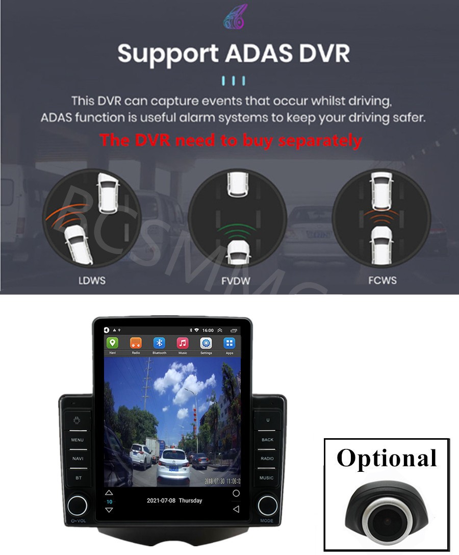 Stereo Radio For Apple Carplay Android Auto Fit For Hyundai Veloster 2011-2017