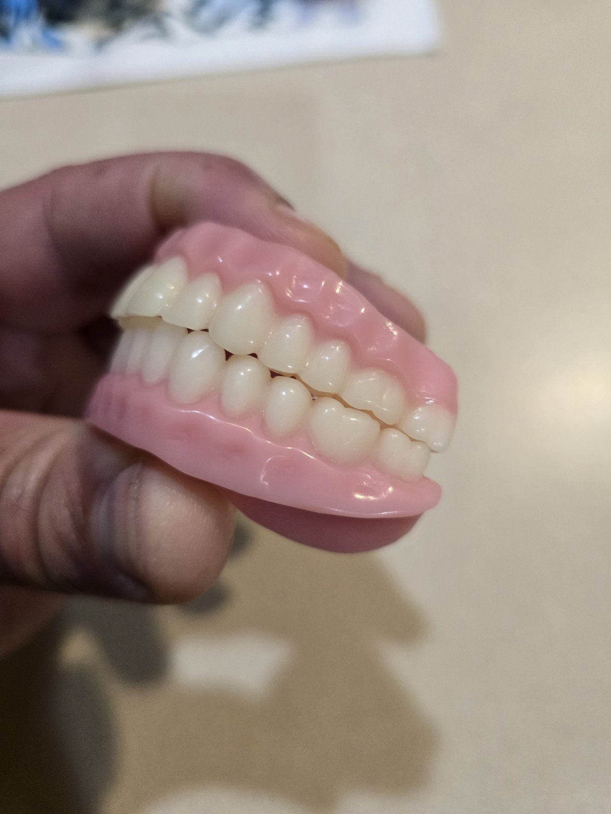 🦷1 One Set of 3D Printed adult dentures 🦷PLEASE READ