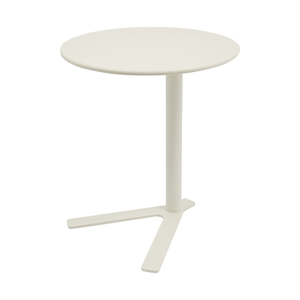 Round Side Table with Y-shaped Base, Side Table for Small Spaces,Couch End Table