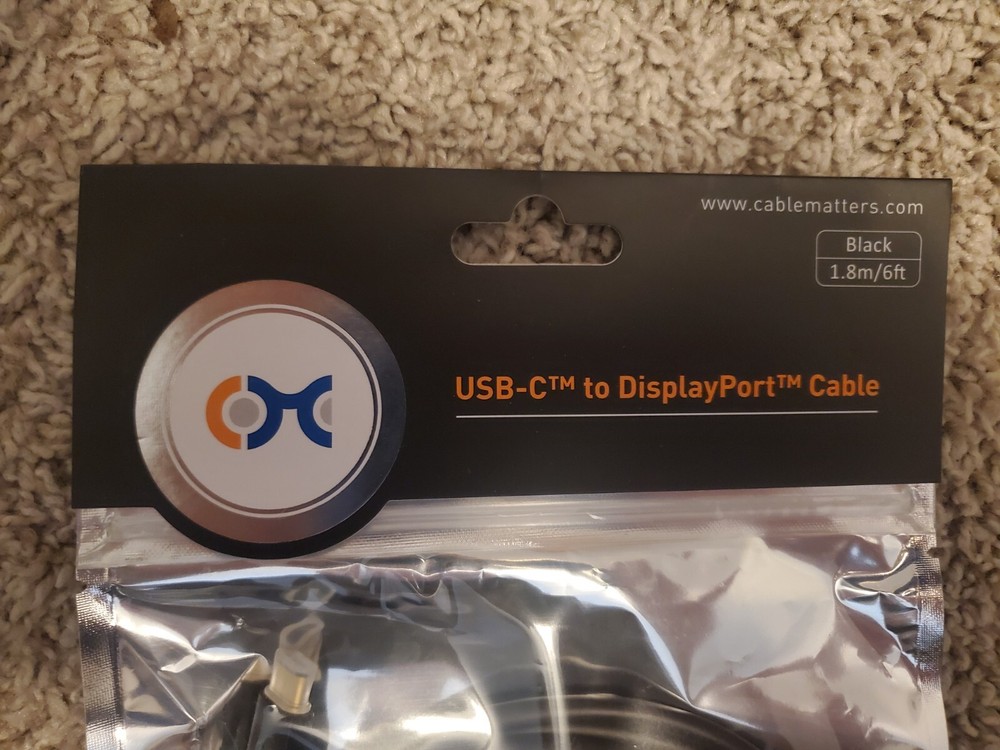 USB-C to DisplayPort 6ft CableMatters