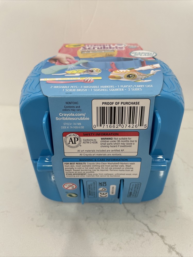 Crayola Scribble Scrubbie Ocean Pets Seashell Splash Set