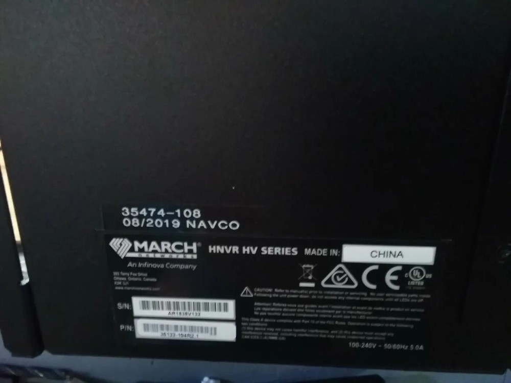 March Network 8724 V Modular Recorder