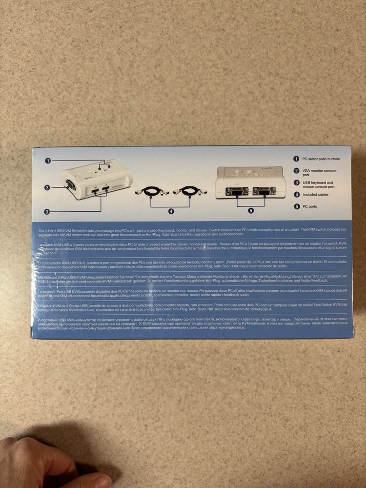 Trendnet 2-port USB KVM Switch Kit
