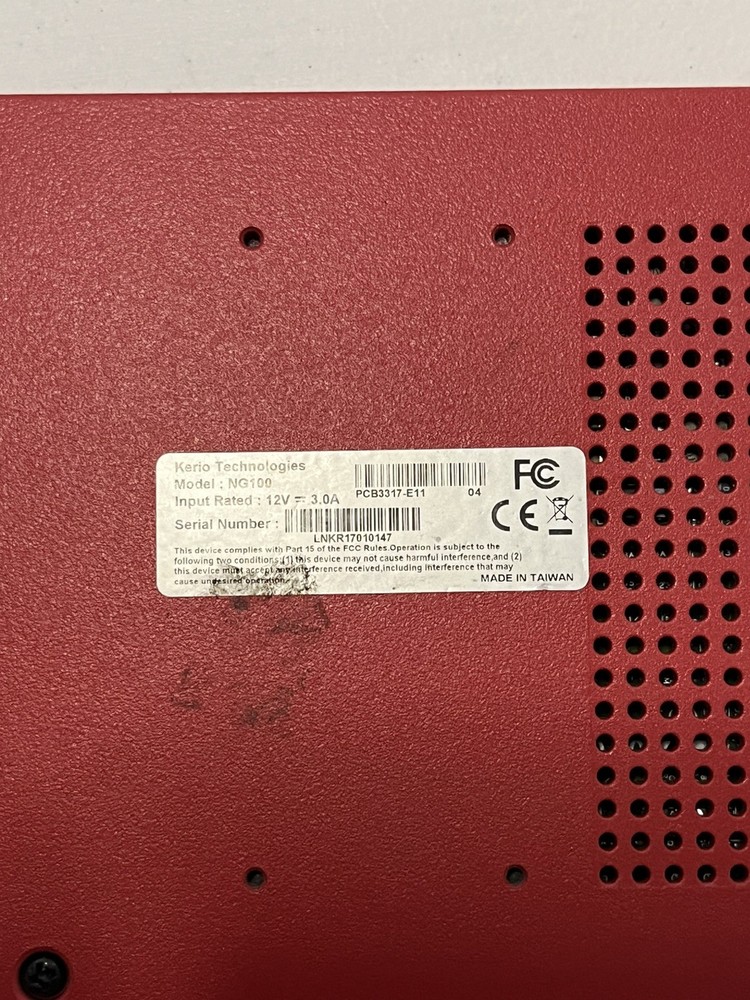 Kerio Control NG100 Firewall Router with AC Adapter