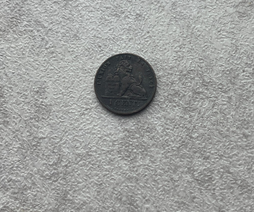 1907 Belgium 1 One Centime L2