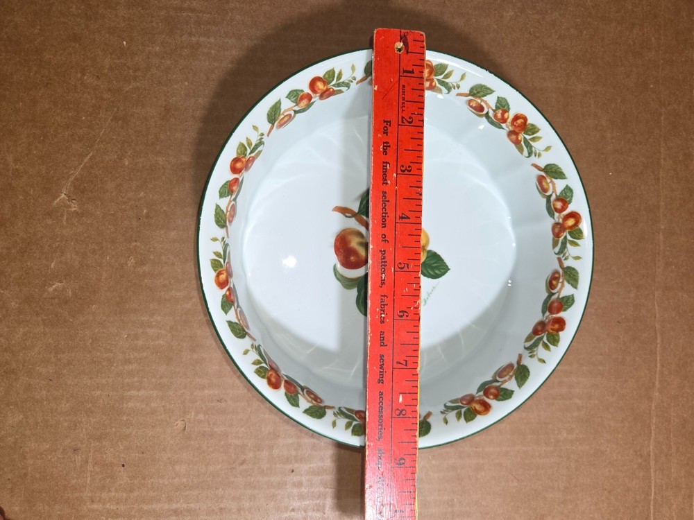 Dish Baking Linea Strauss Belver Fruit Pattern 8.75"