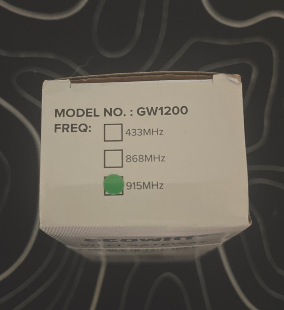 Ecowitt GW1200 Wi-Fi Hub Gateway