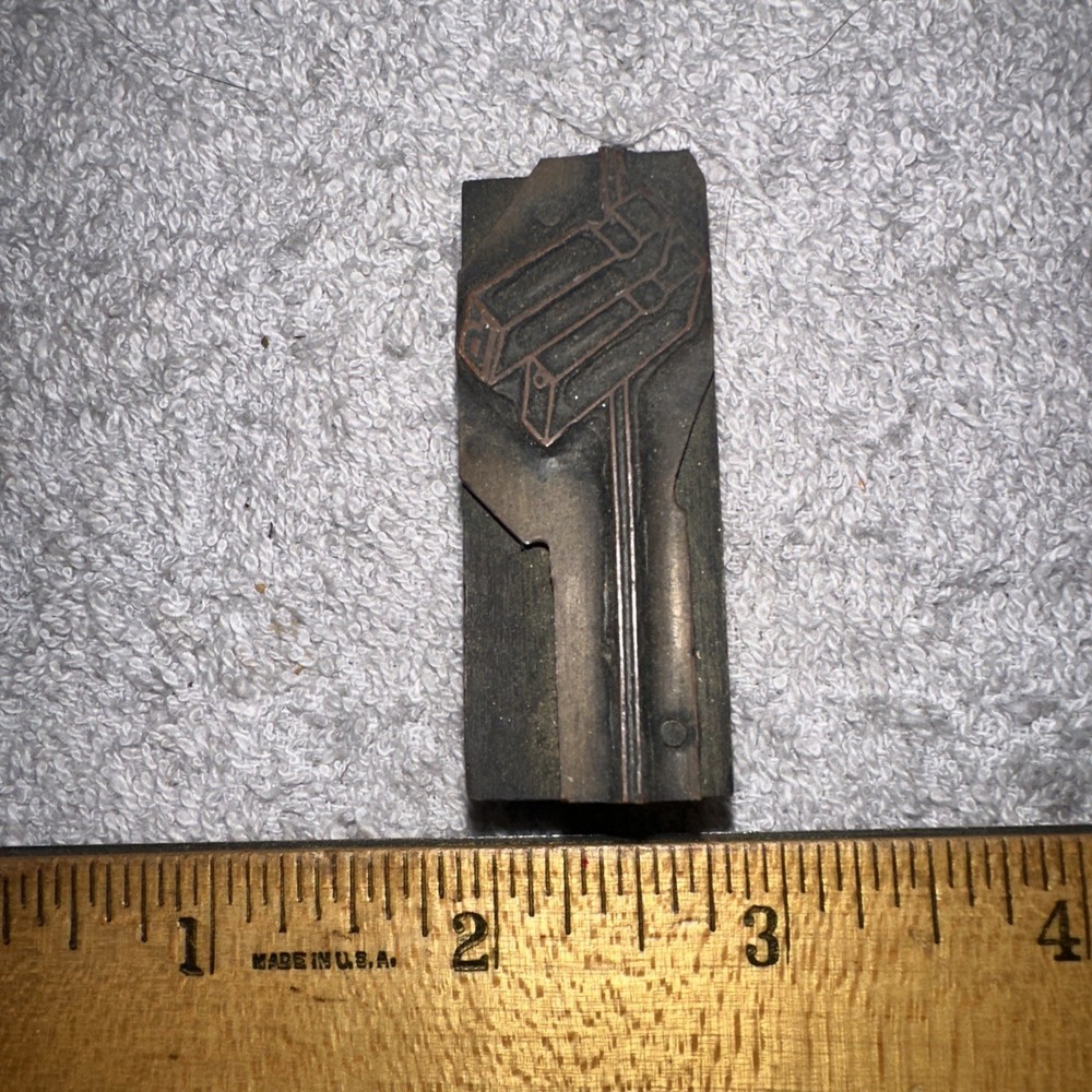 Printing Block ( Unknown image ) Copper Face