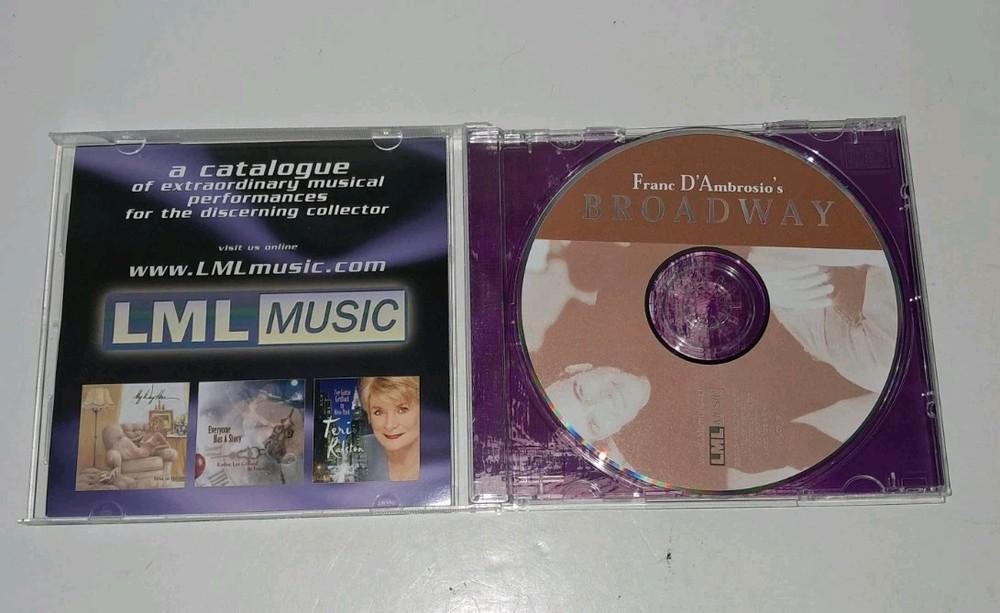 Franc D'Ambrosio's Signed Broadway CD Autographed