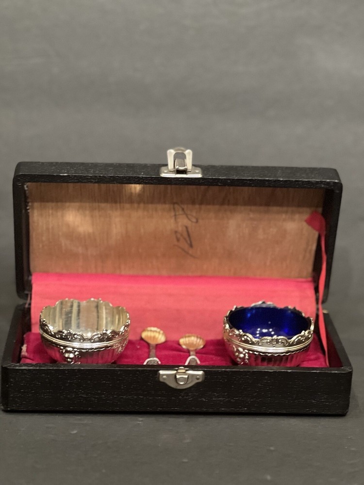 Silver Plated Salt & Pepper Cellars