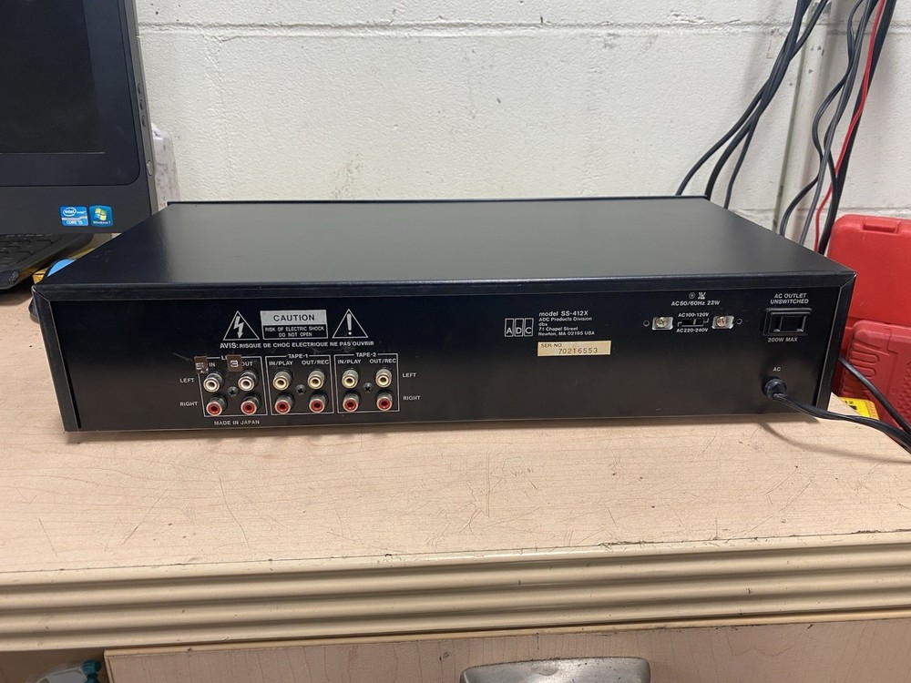 ADC Equalizer SS-412X Rare Vintage Audiophile - (SERVICED) NICE