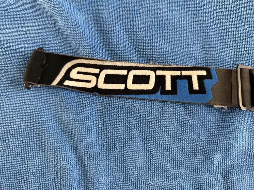 SCOTT PAINTBALL Goggle Strap - BLUE/BLACK/WHITE/GREY