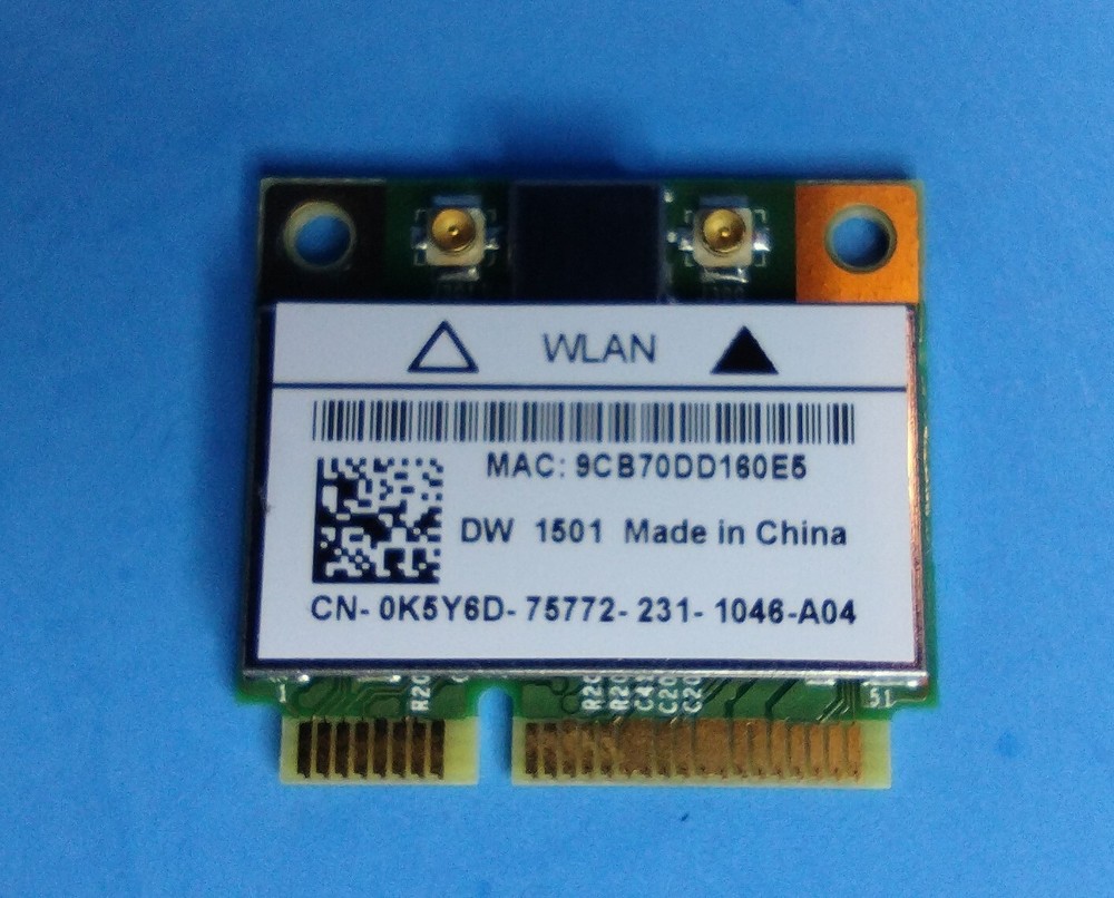 Dell Latitude E4310 E6410 E6420 E6510 Laptop DW1501 Wireless Wifi Adapter K5Y6D