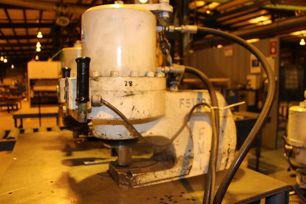 3 FRANKLIN HYDRAULIC PORTABLE PUNCHES WITH HYD UNIT: YODER #65908
