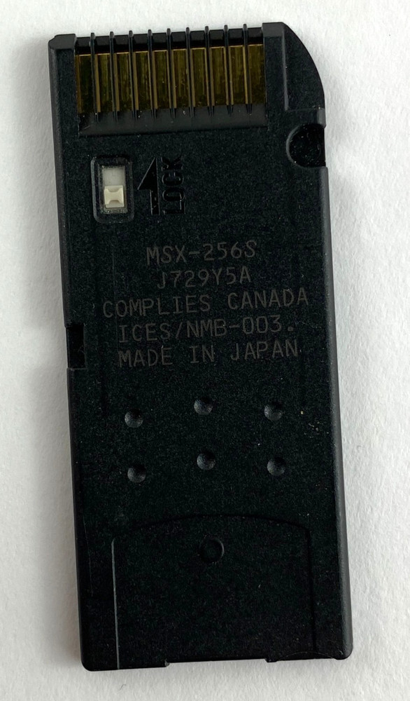 Sony Memory Stick Pro MagicGate 256MB - MSX-256S