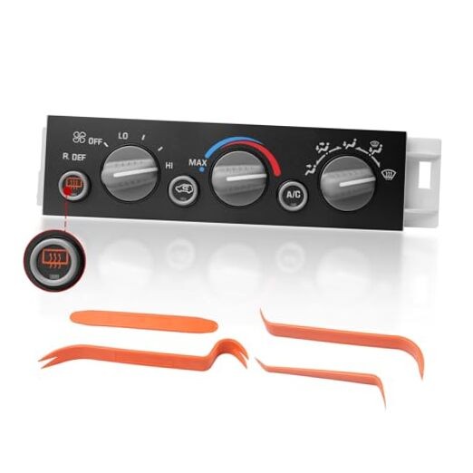 A/C Heater Climate Control Module with Rear Window Defogger Switch 599-006