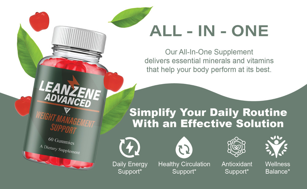 (3 Pack) Leanzene Weight Management, Leanzene Advanced Formula (180 Gummies)