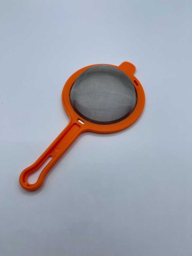 Kitchen Handheld Plastic Screen Mesh Tea Leaf Strainer Flour Sieve Colan``w