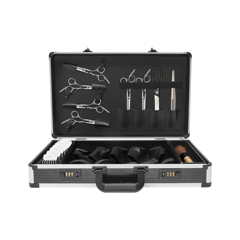Professional Barber Carrying Case Organizer Clipper Box Travel Carry Case + Code