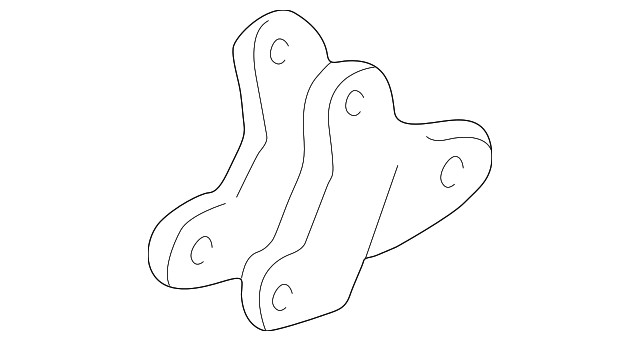 Genuine Ford Bracket 9T1Z-6E042-A