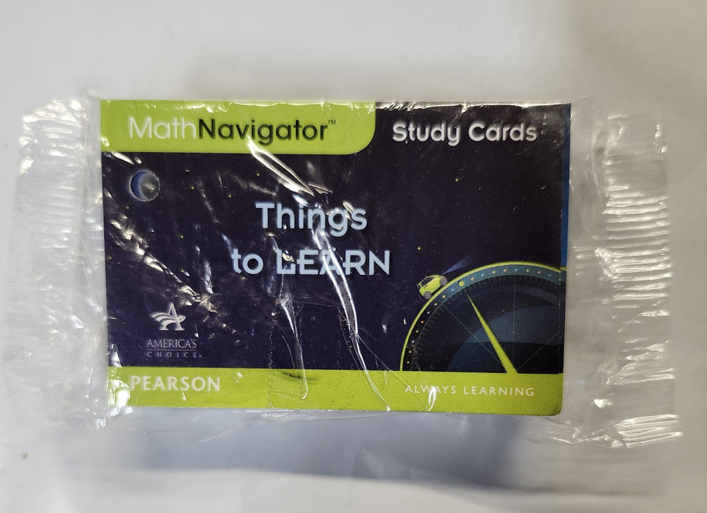 Patterns and Graphs / Math Navigator Study Cards Pearson  / New Sealed