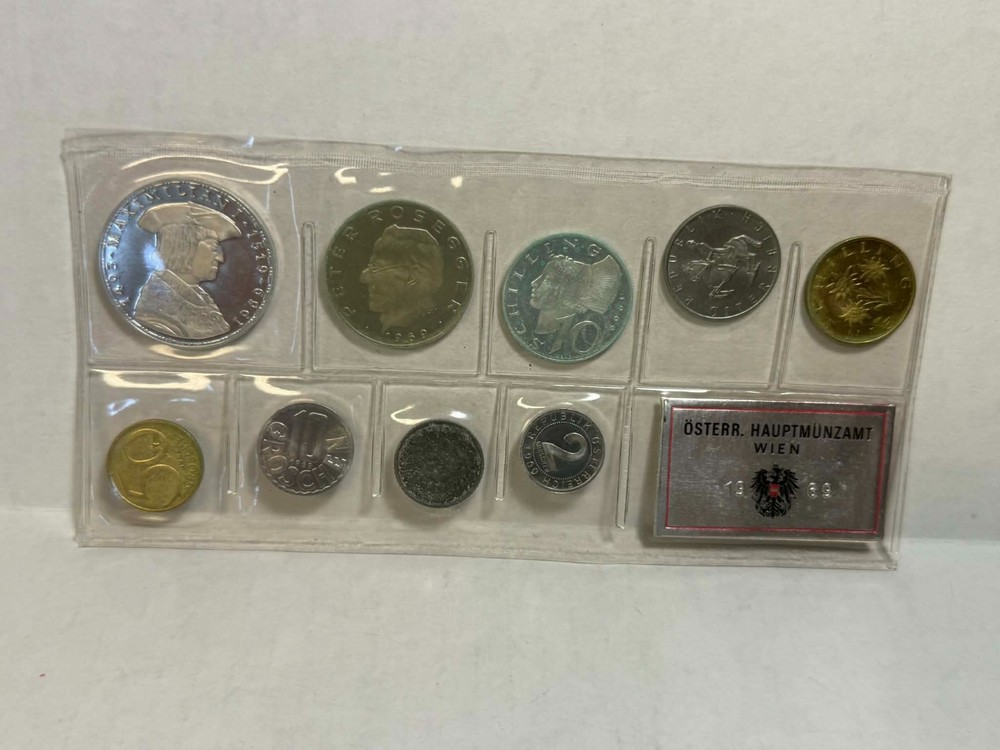 1969 AUSTRIA MINT VIENNA PROOF SET