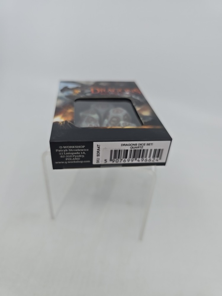 Q-Workshop Dragons Dice Set (7) Quartz D&D RPG