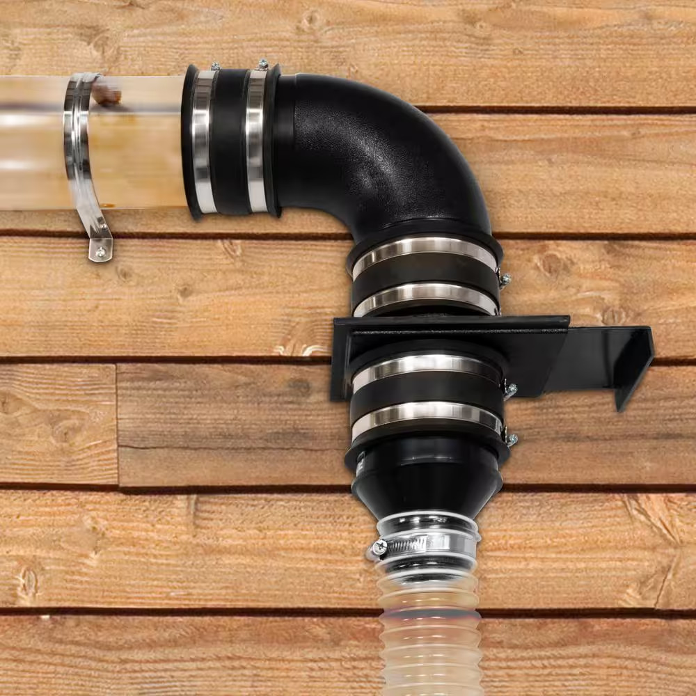 6 In. ABS Plastic Blast Gate for Dust Collection Systems