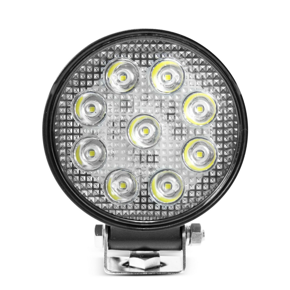 10-30 Volt DC High Power Round LED Work Light With Spot Light Pattern
