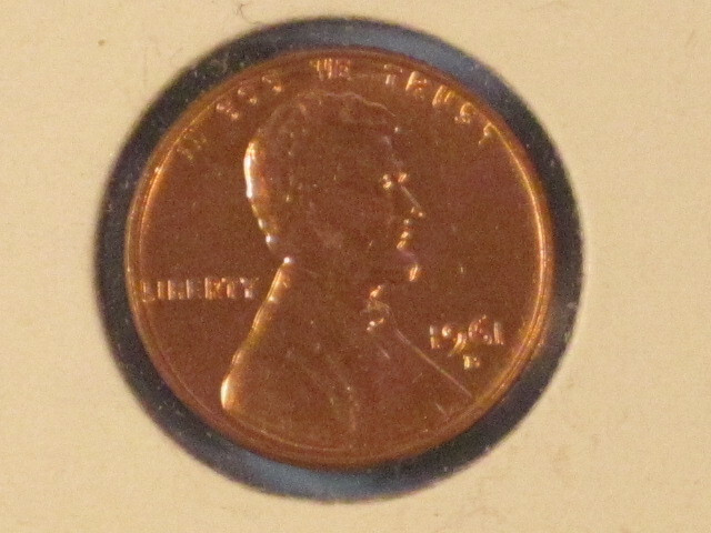 1961-D Small Cent - BU example (L2)