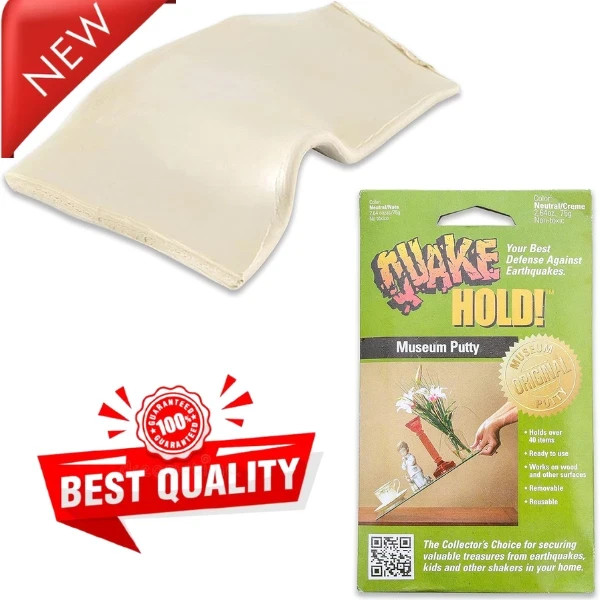 Quakehold! 88111 Museum Putty Neutral 2.64 Oz.