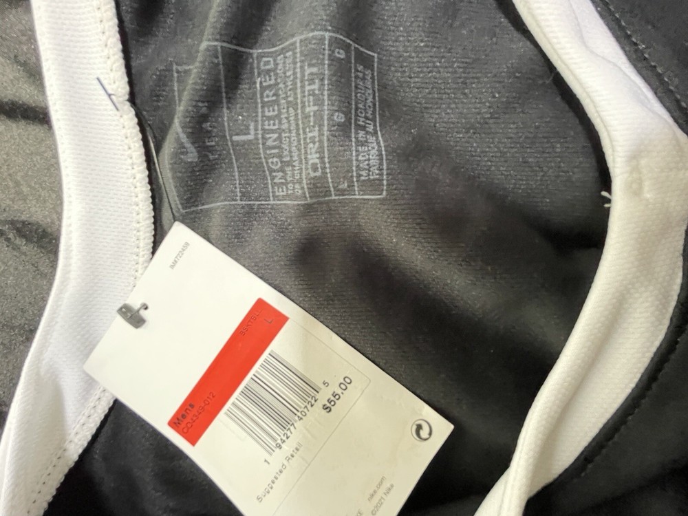 mens nike dri fit tank top large