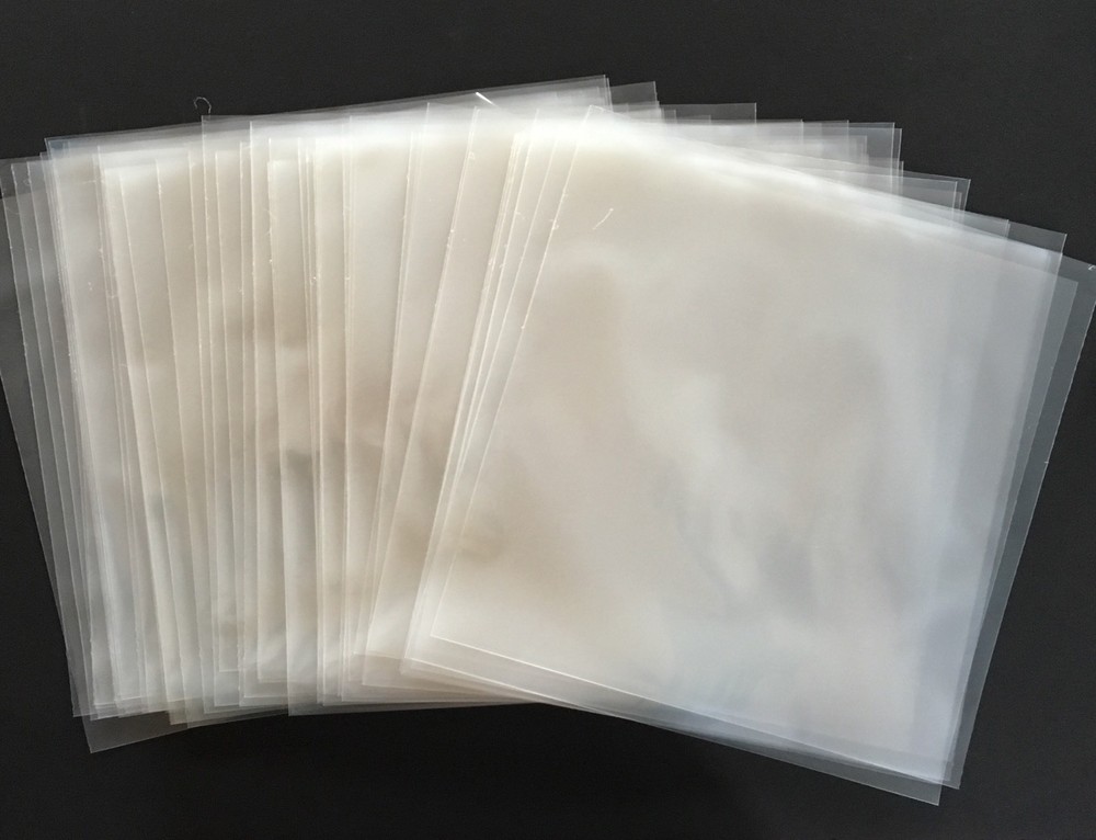 (500) 12" Outer Vinyl Record Sleeves - 3mil Polyethylene