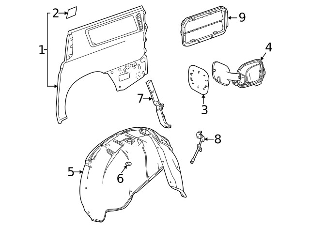 Genuine GM Support Bracket 84638601