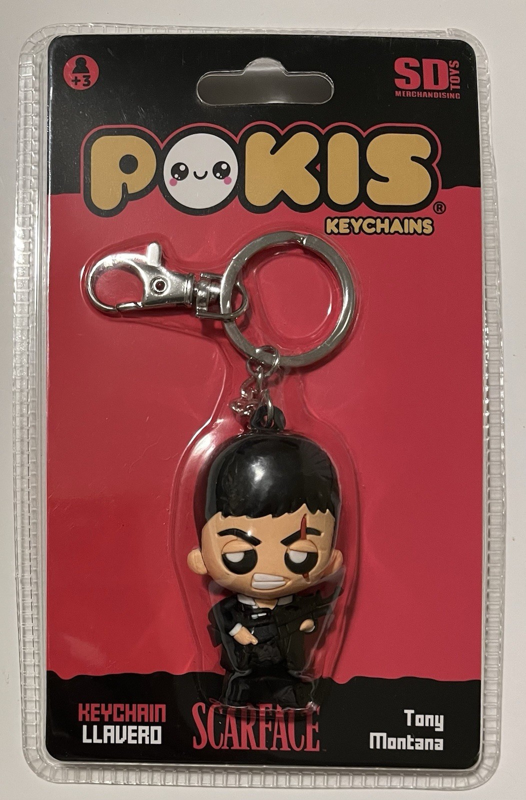 Pokis Scarface Tony Montana Keyring/Keychain.