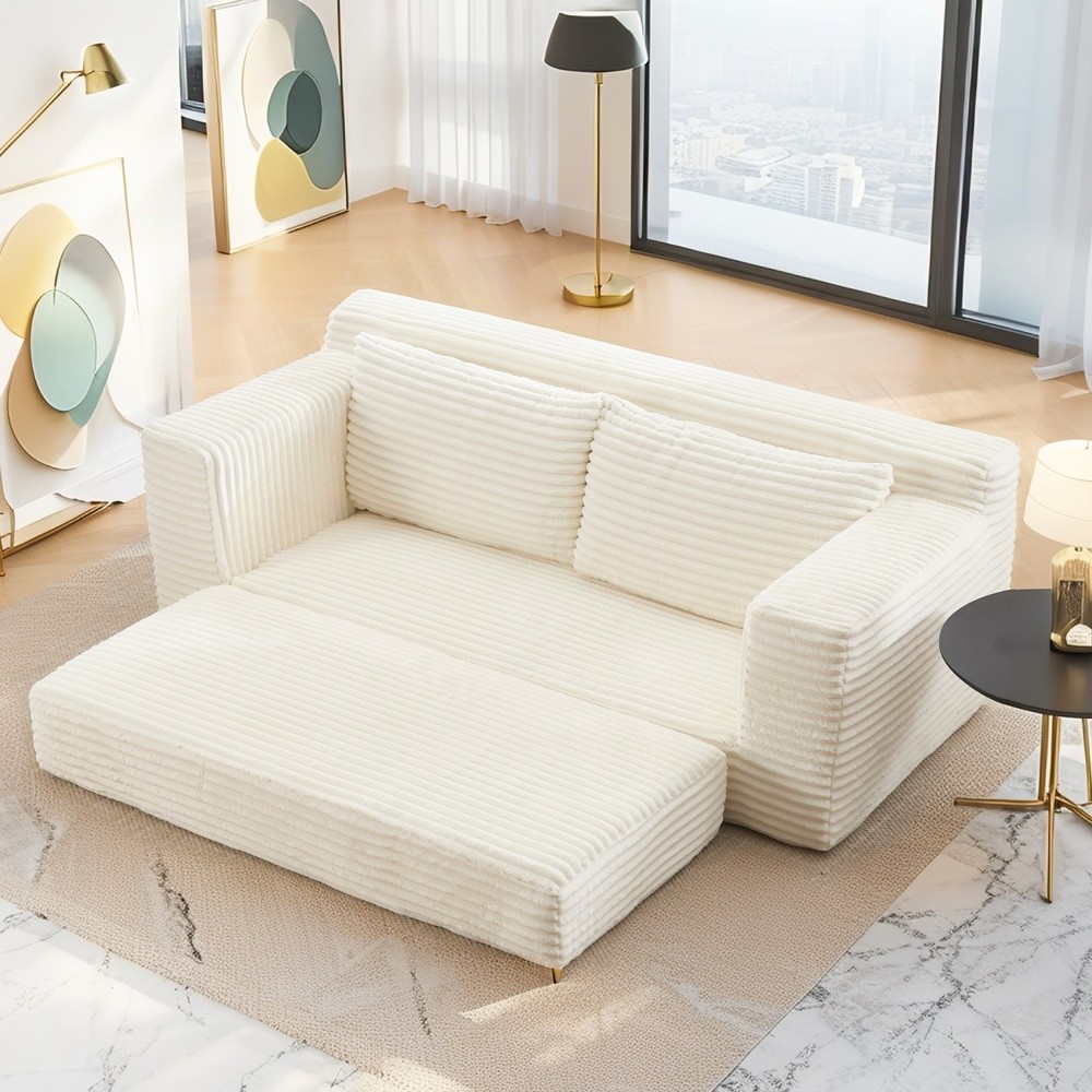 Convertible Sofa Bed Loveseat Sofa Couch 2in1 Multi-Functional Sleeper Sofa