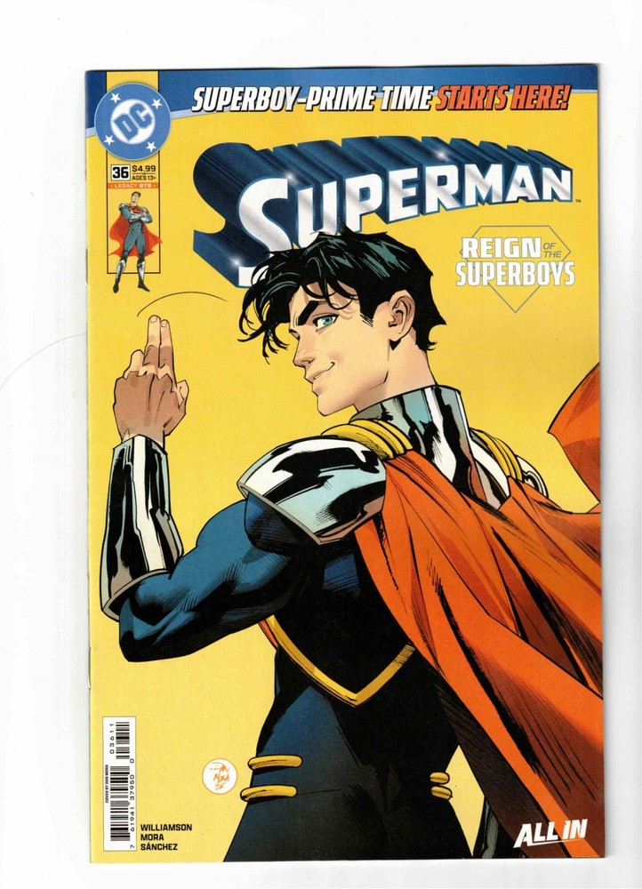 SUPERMAN #36- DAN MORA MAIN COVER - DC COMICS/2026