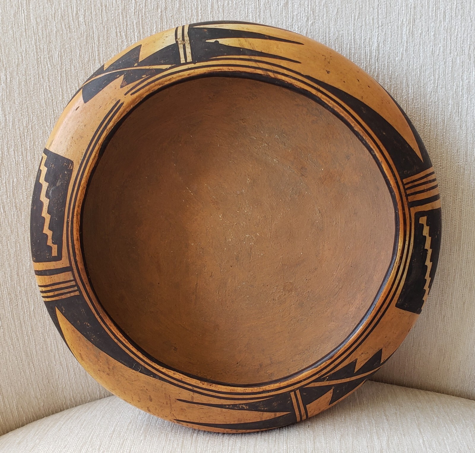 Antique Hopi Pottery Bowl Native American Indian Pot