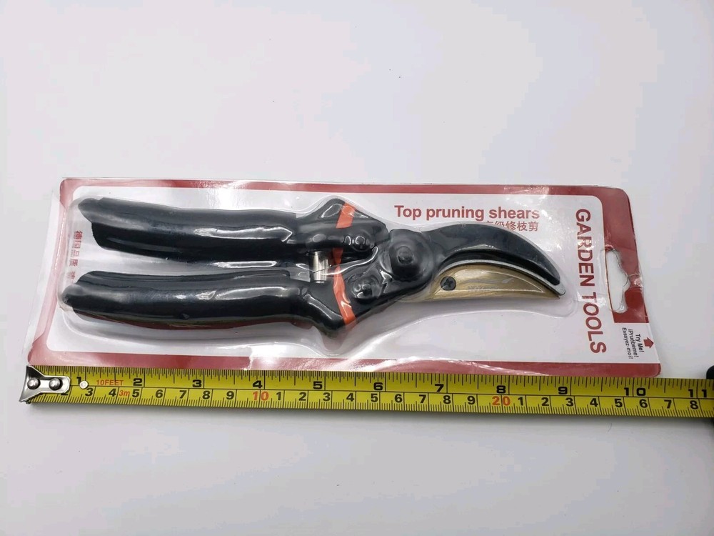 Garden Shears Pruning Hand Pruner Shears 8" Professional Premium Titanium Bypass