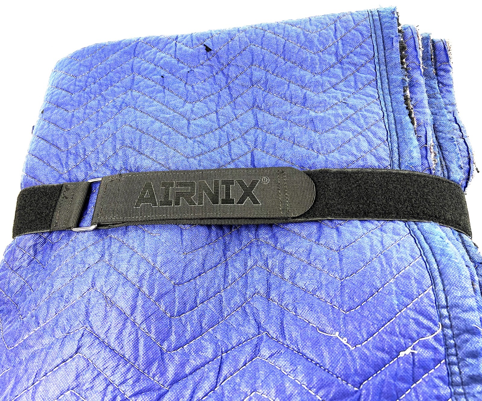 AIRNIX Hook and Loop Reusable Nylon Cinch Straps, Securing Cable Straps, Black