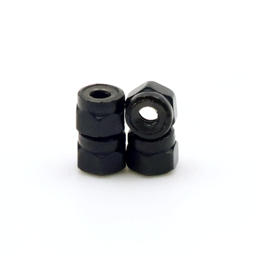 24 Pcs Fingerboard Locknuts Professional Self Lock Nuts with Nylons Insert (B...