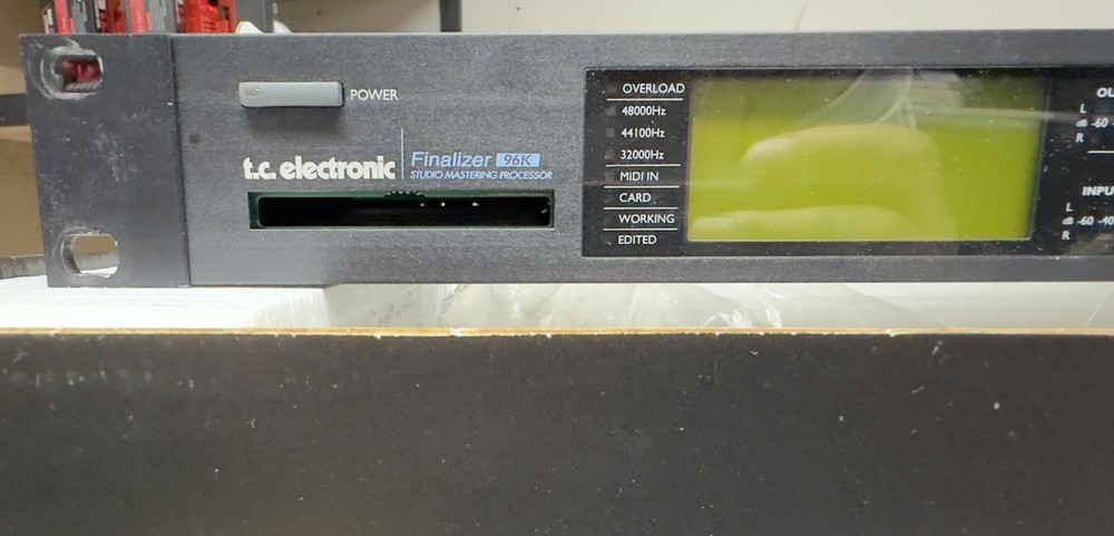 TC Electronic Finalizer 96K Mastering Processor w/ PCMCIA Card & Original Box