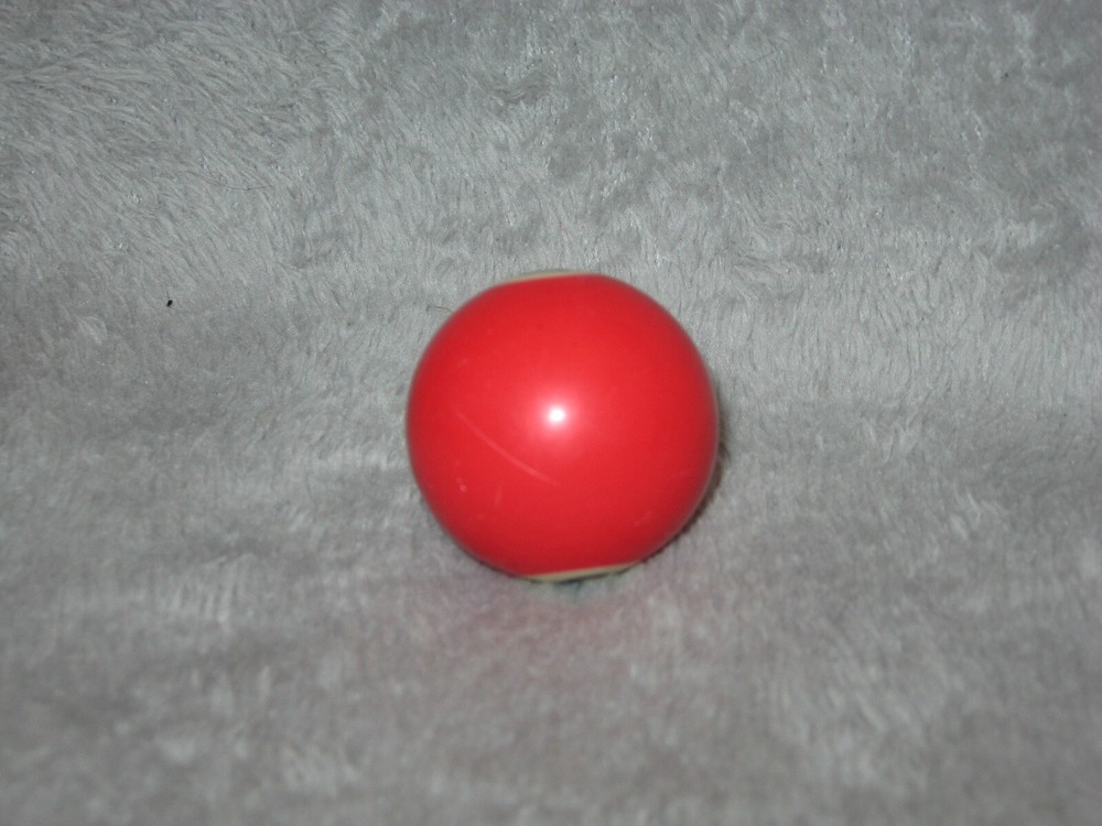 Mini Pool Ball #3 Red Solid 1.5" Diameter Miniature Billiard Replacement