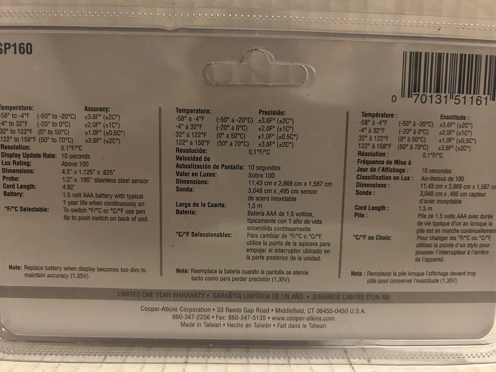 Cooper SP160 Digital Solar Panel Meter