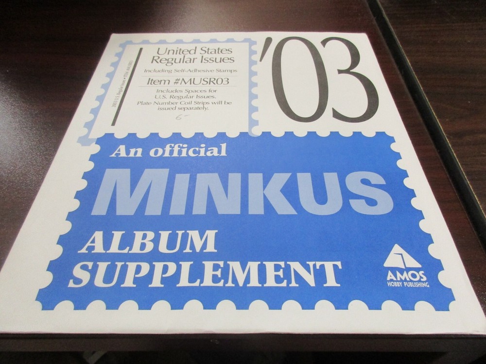 "MINKUS" ALBUM SUPPLEMENT  U.S. REGULAR ISSUES  #MUSR03  W/FREE SHIPPING!!!