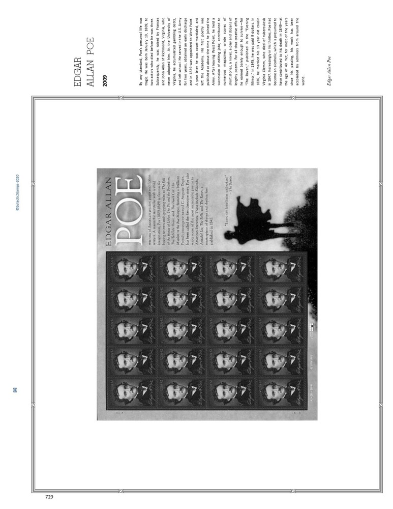 2009 U.S. Commemorative Singles COMPLETE Supplement (White Ace Alternative)