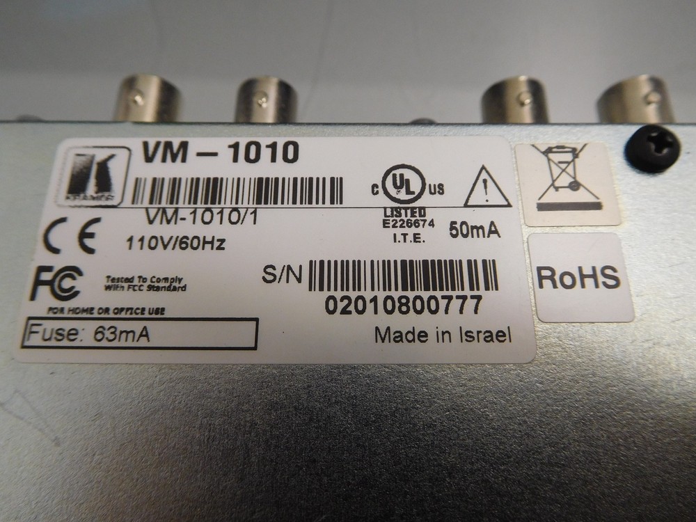 Kramer VM-1010 2-Channel Programmable Video Distributor
