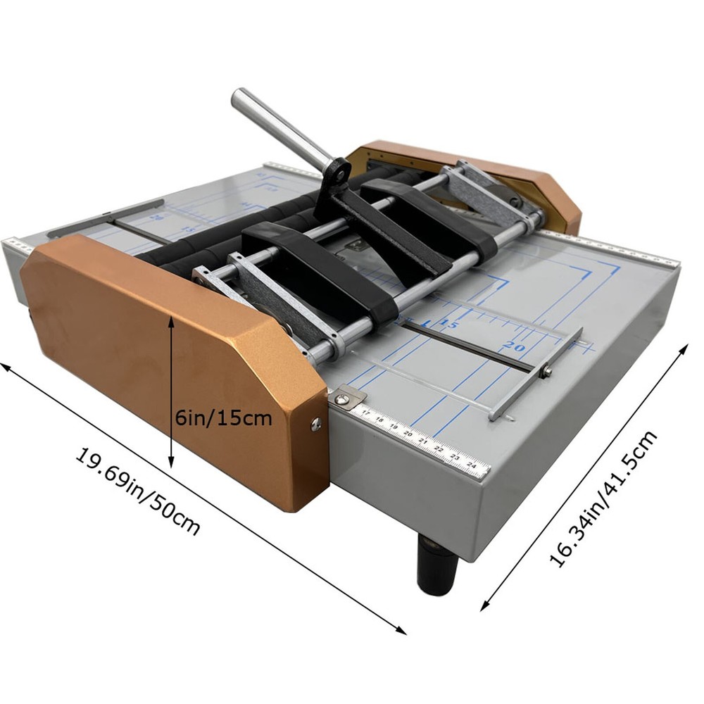 110V Automatic Booklet Maker Book Binder Booklet Folding and Binding Machine