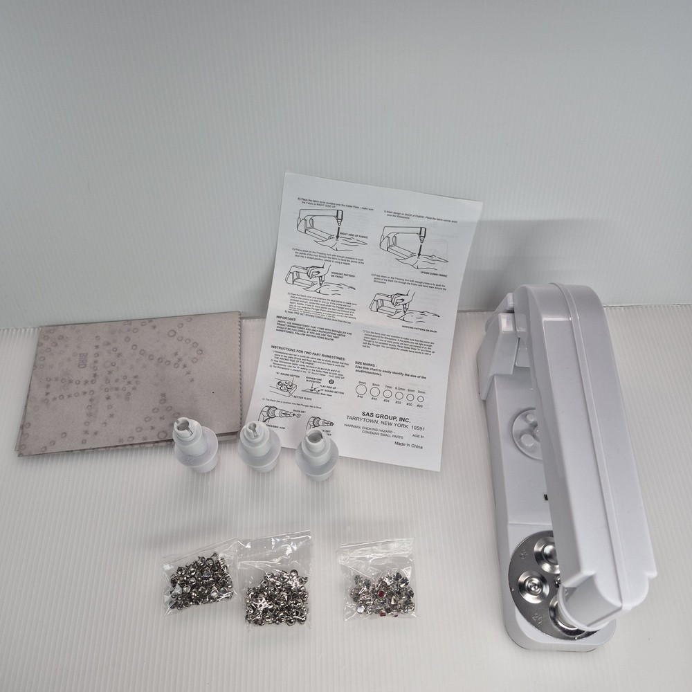 The Original BeDazzler Rhinestone & Stud Setting Machine Kit